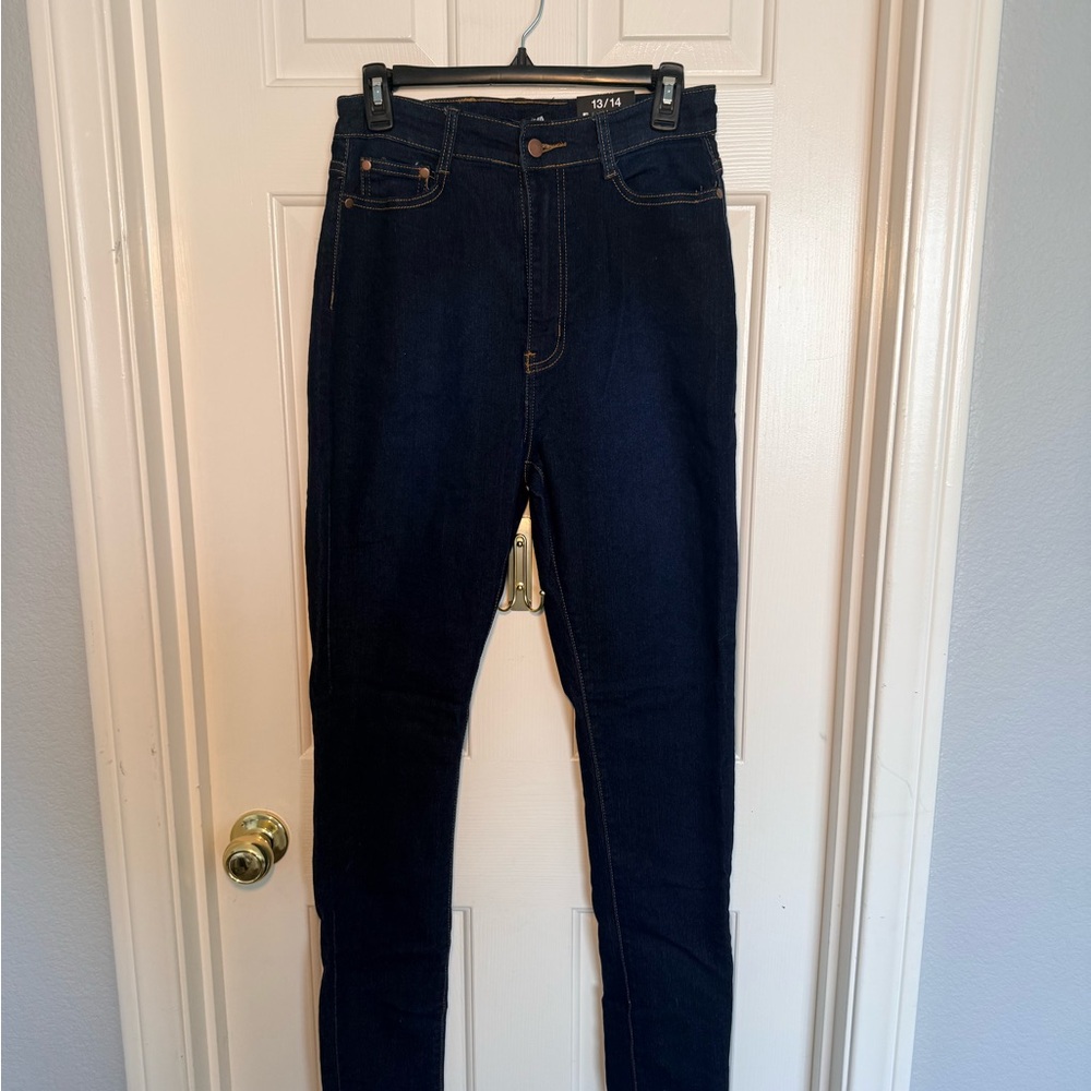 Fashion Nova Deep Blue Denim Jeans